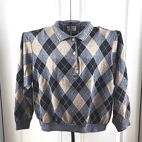 Alfred Dunner Sweaters - Vintage Alfred Dunner Sweater Large Made in USA